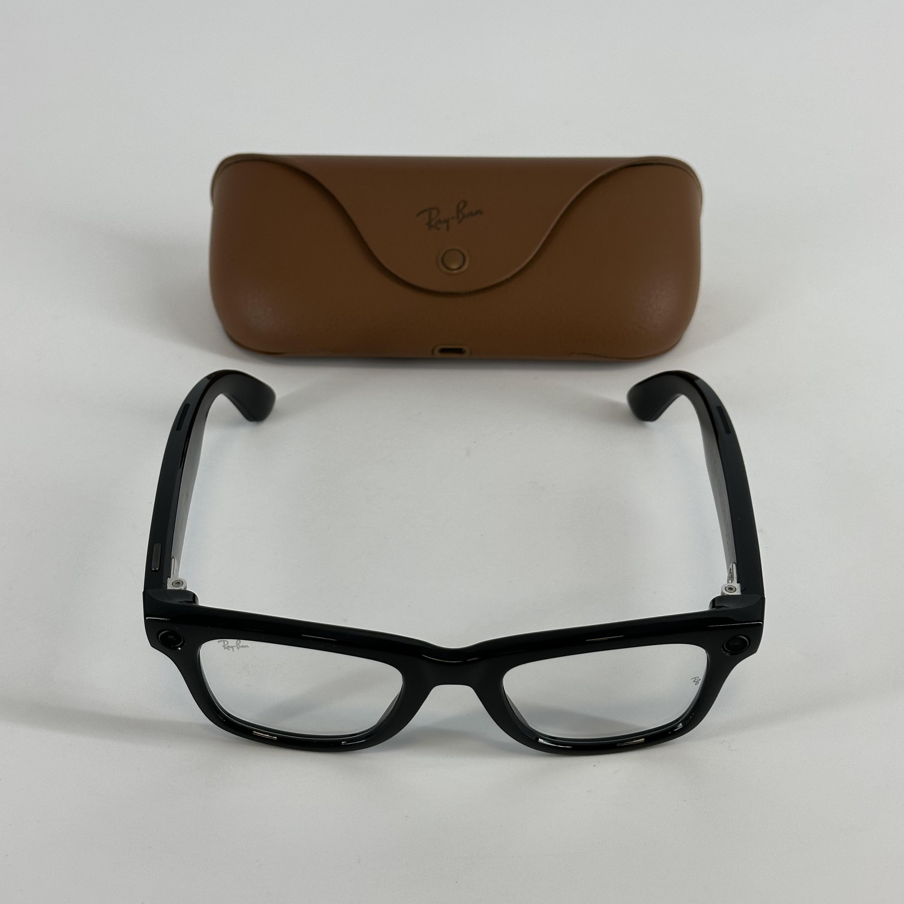 Ray-Ban Meta Wayfarer (Gen 2) Shiny Black/Clear to Graphite Green 