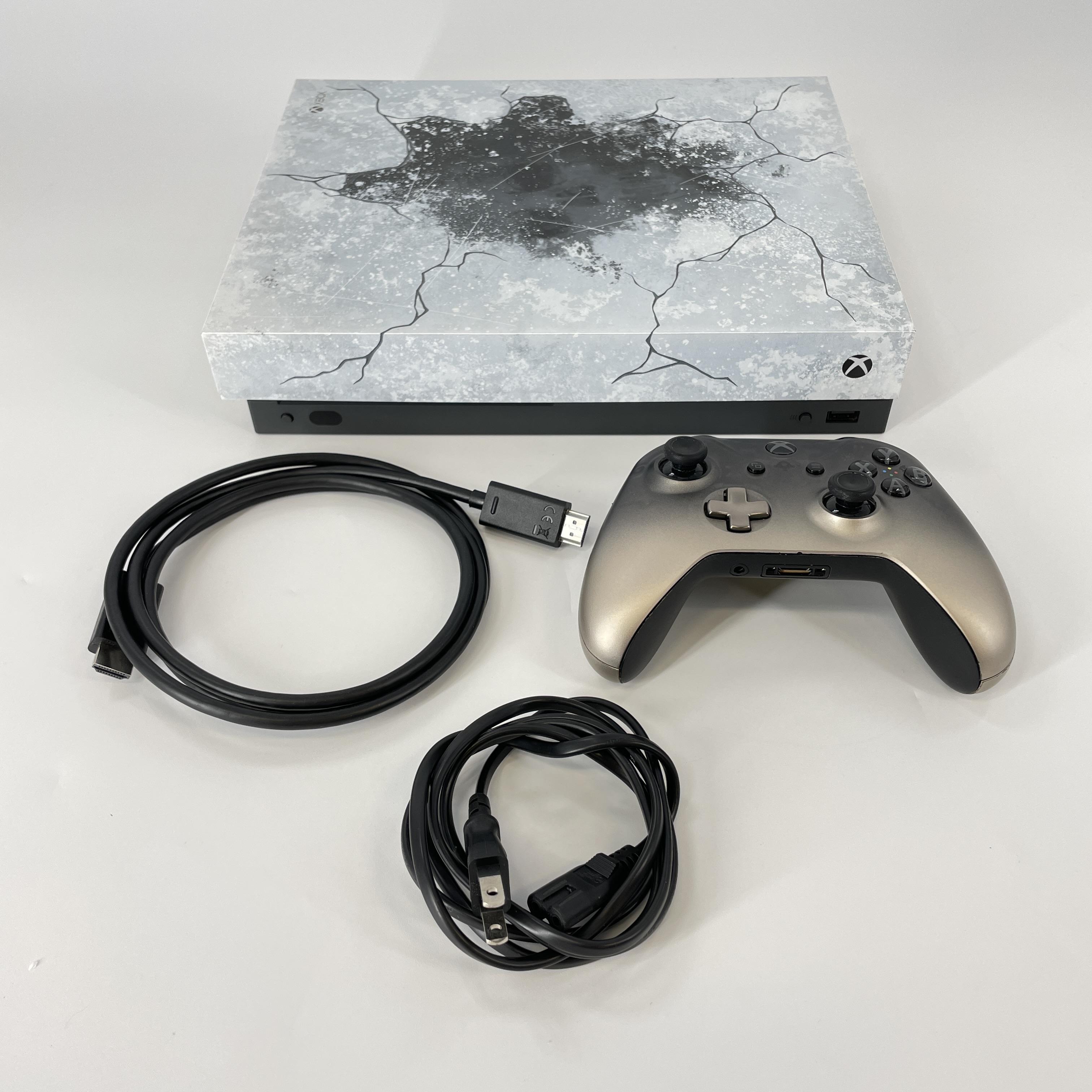 Xbox - (限定1個) Xbox Series X  美品 Microsoft Xbox One X Console White 1TB Gears of War 5 Limited
