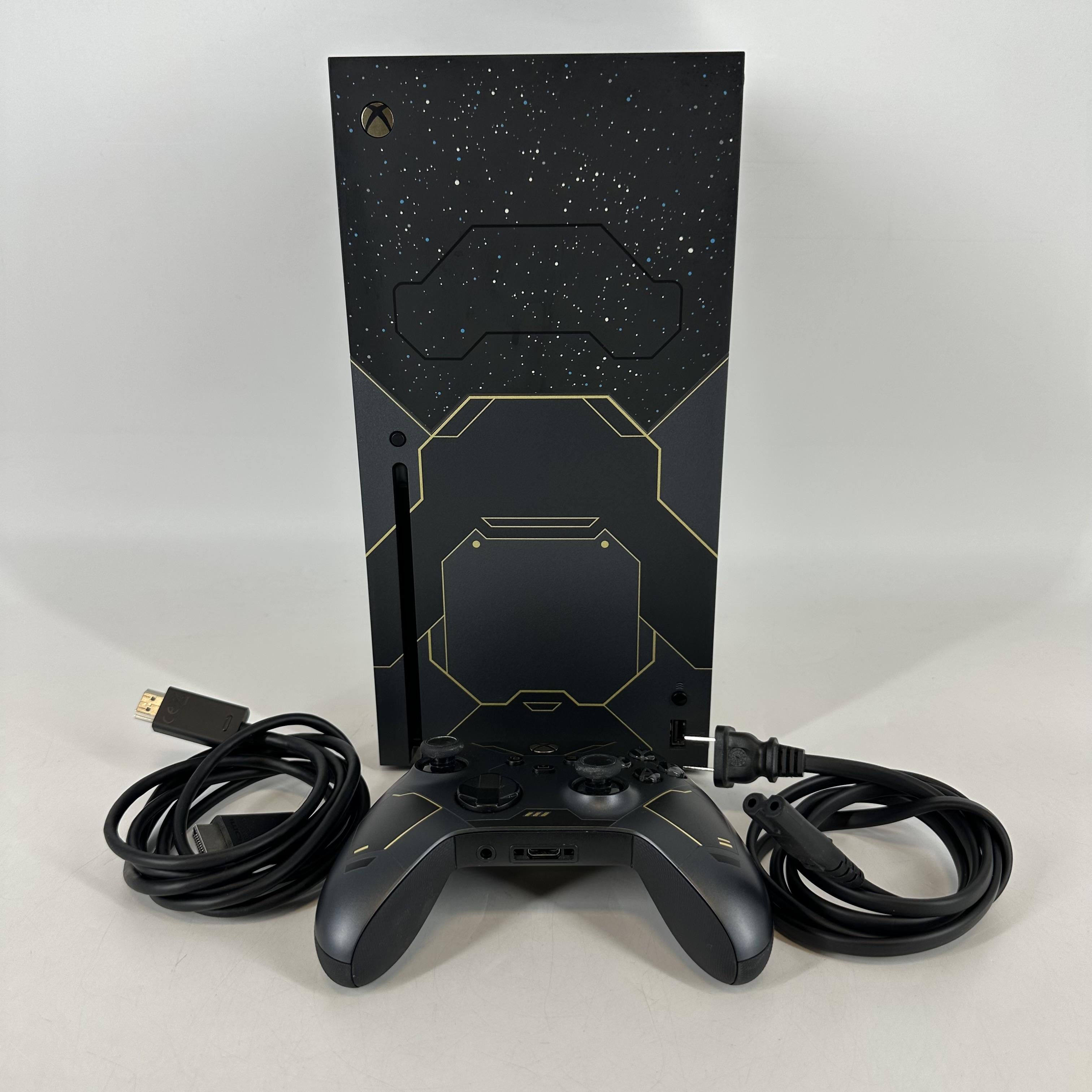 Microsoft xbox本体通電のみ(J20) Microsoft Xbox Series X Console Black 1TB Halo 20th Anniversary