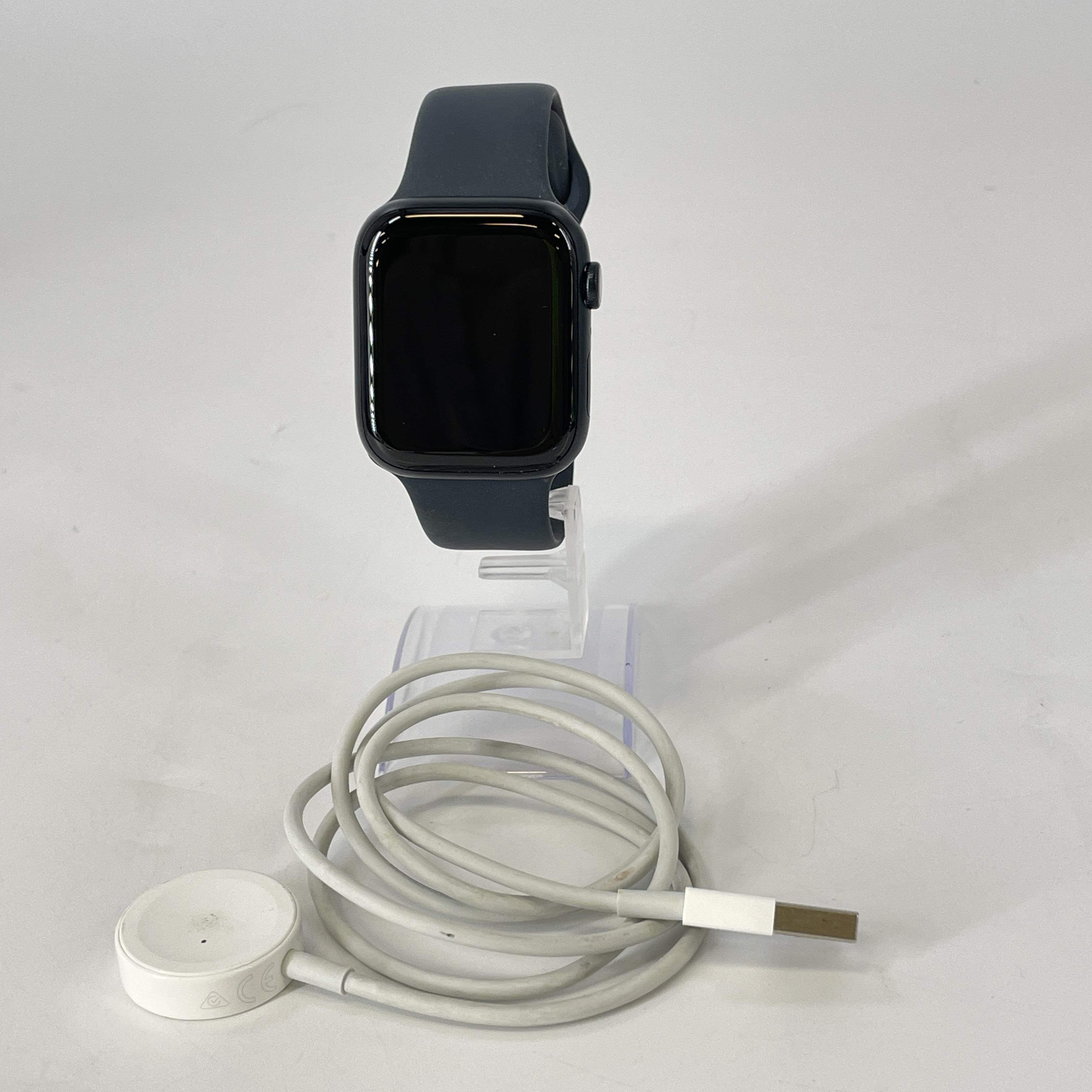 Apple Watch (Series 8) 45mm Midnight Aluminum (LTE) w/ Sport Band