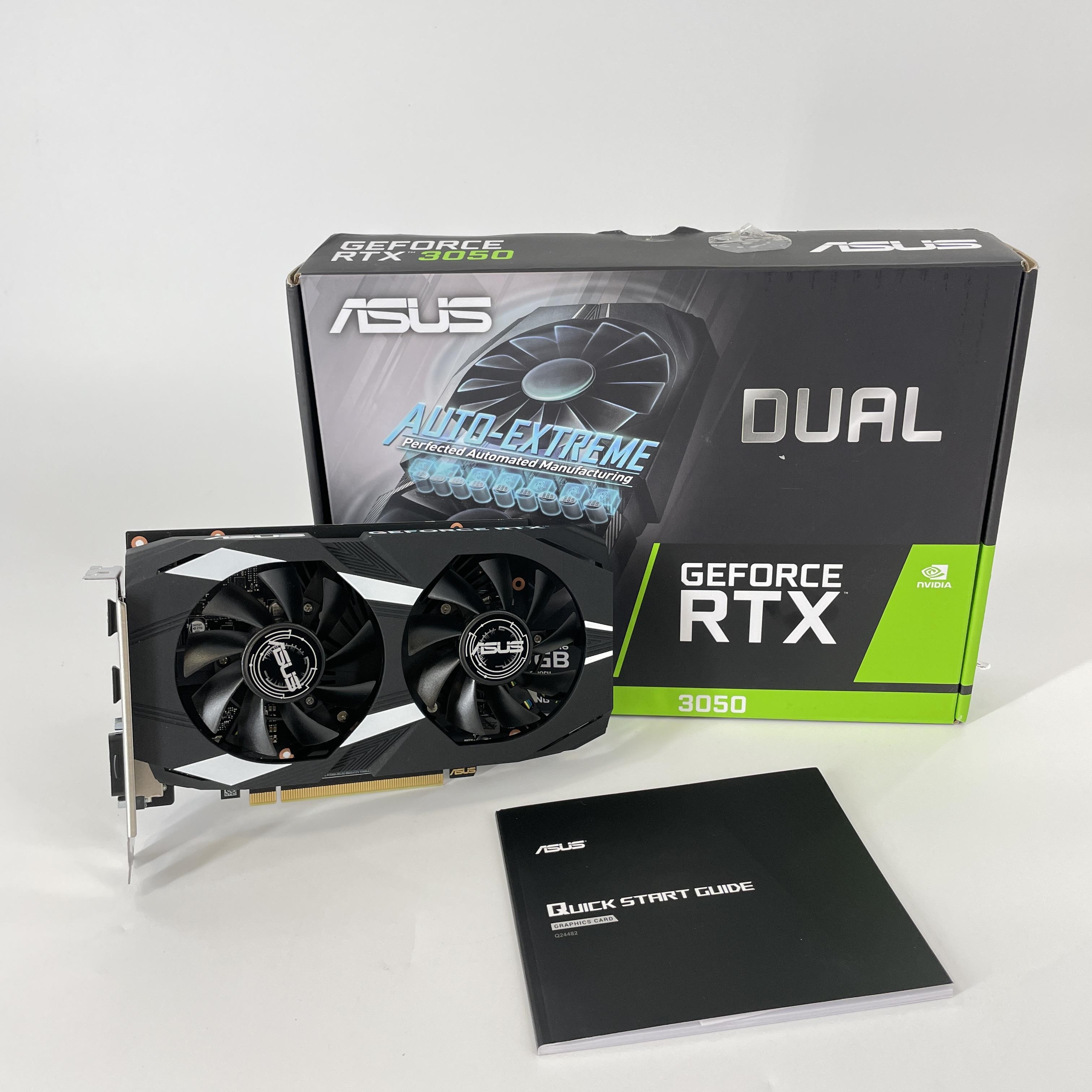 ASUS Dual OC GeForce RTX 3050 6GB RAM - Graphics Card - Excellent 