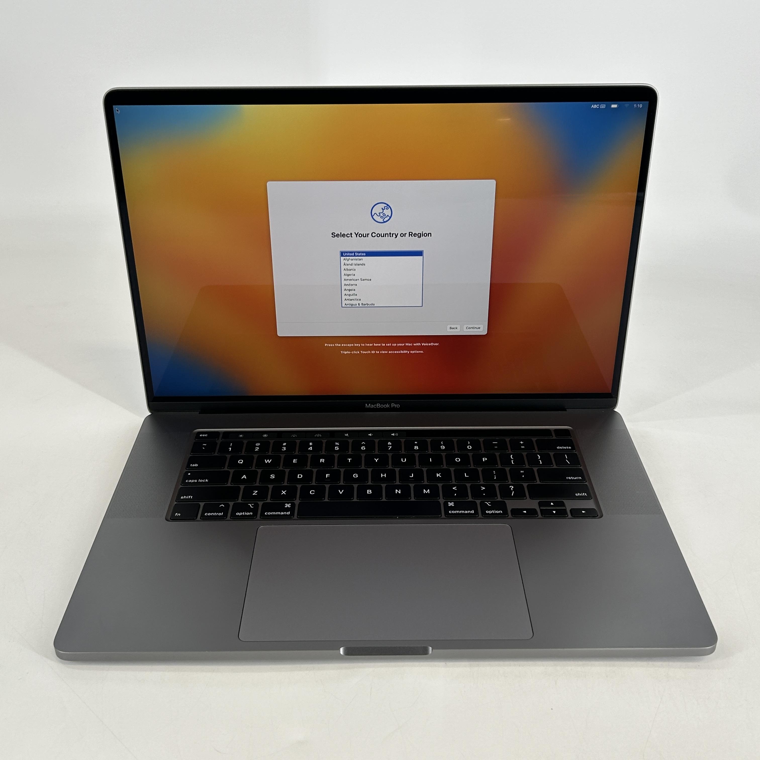 MacBook Pro 16 Touch Bar 2019 2.3 GHz i9 32GB 1TB SSD Pro 5500M