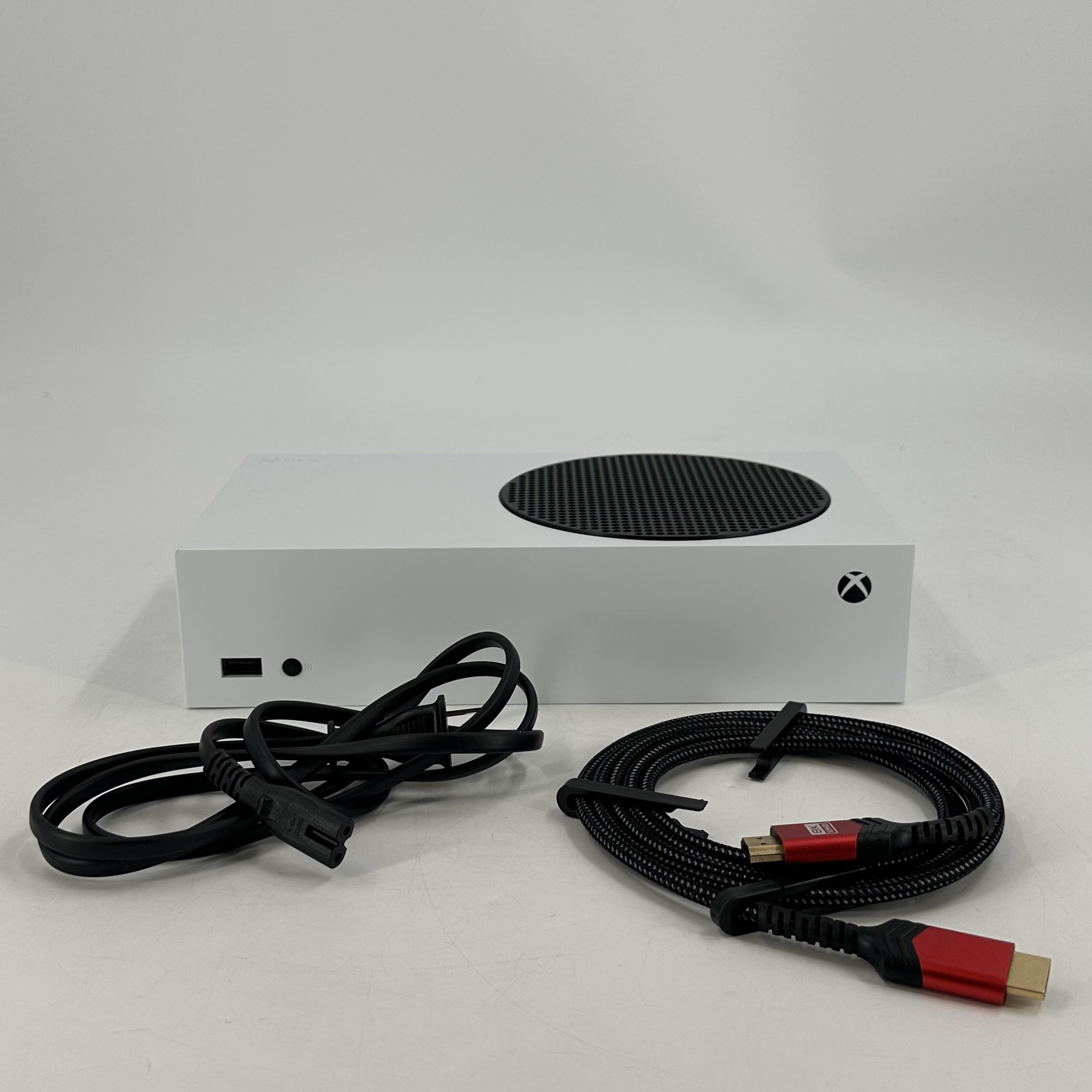 Microsoft Xbox Series S Console White 512GB w/ HDMI & Power Cord