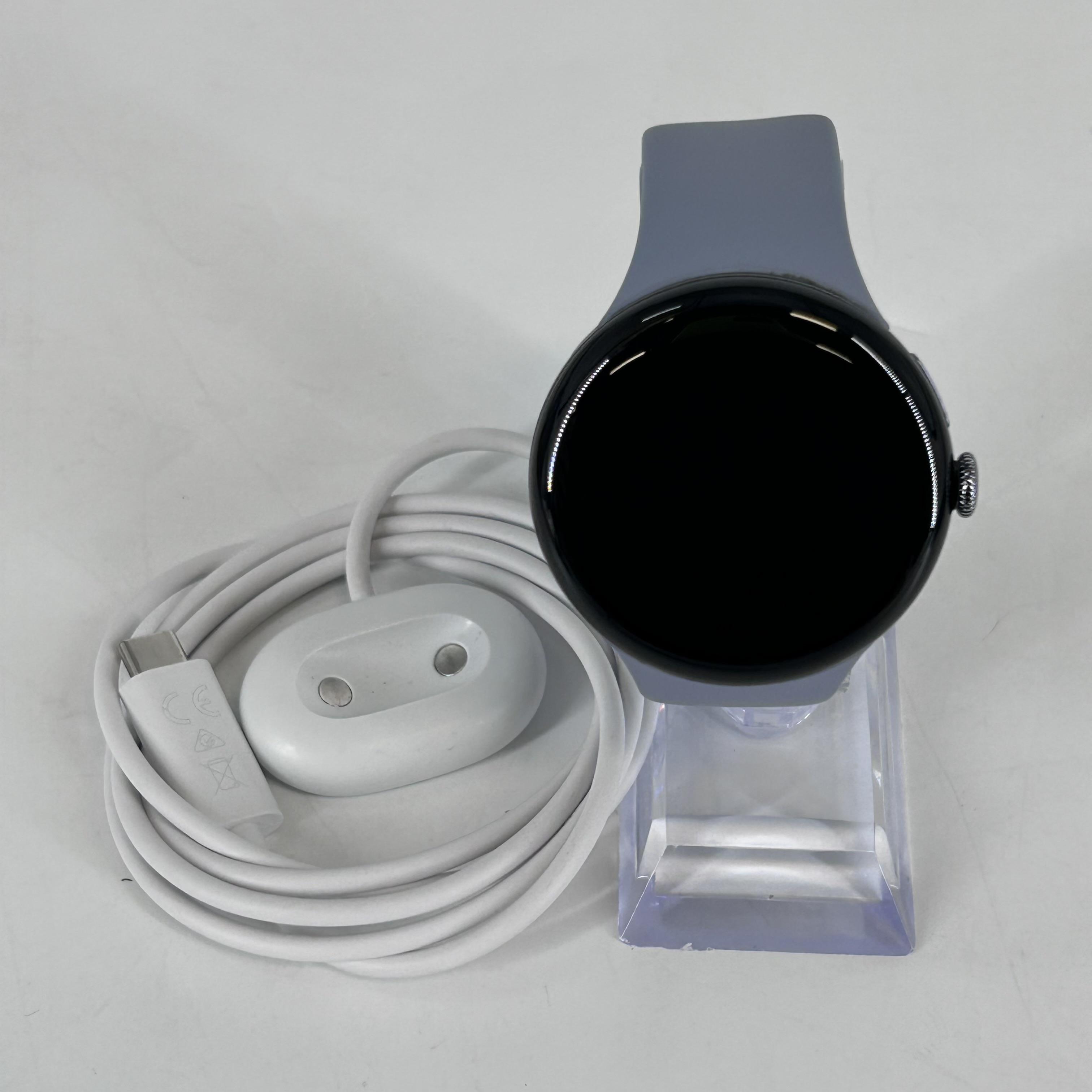 Google Pixel Watch 4 45mm Satin Moonstone Aluminum (LTE) w/ Sport 