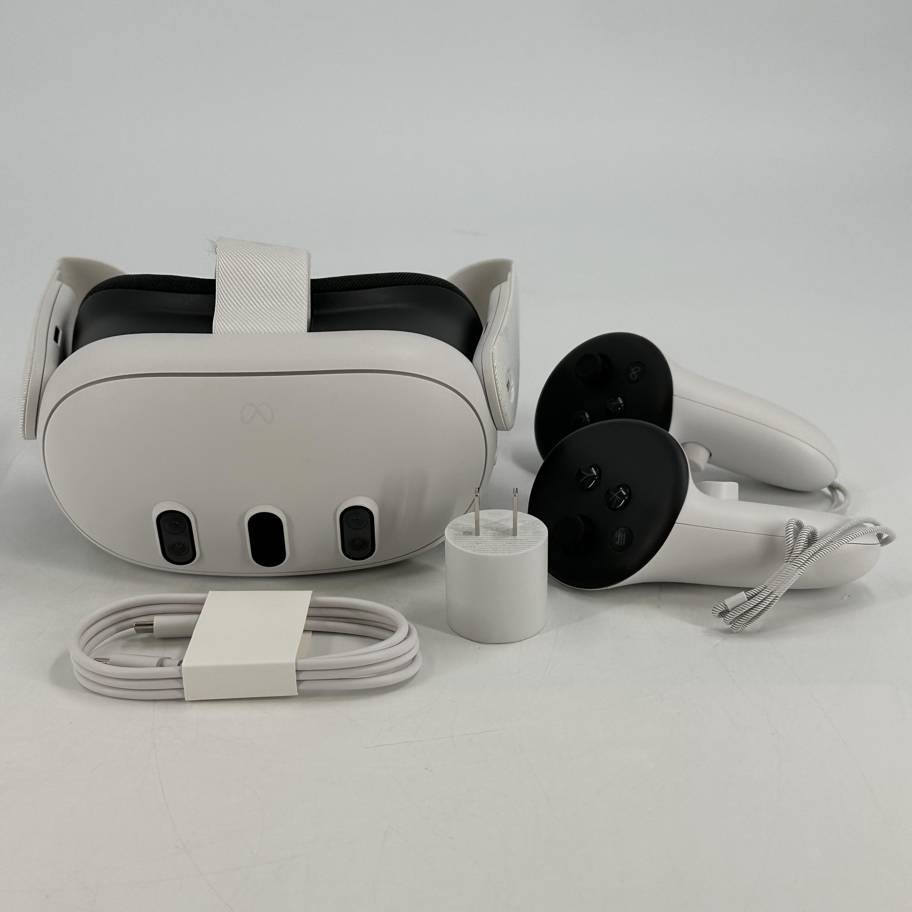 Meta Quest 3 VR Headset 512GB Controllers/Regular Strap/Charger