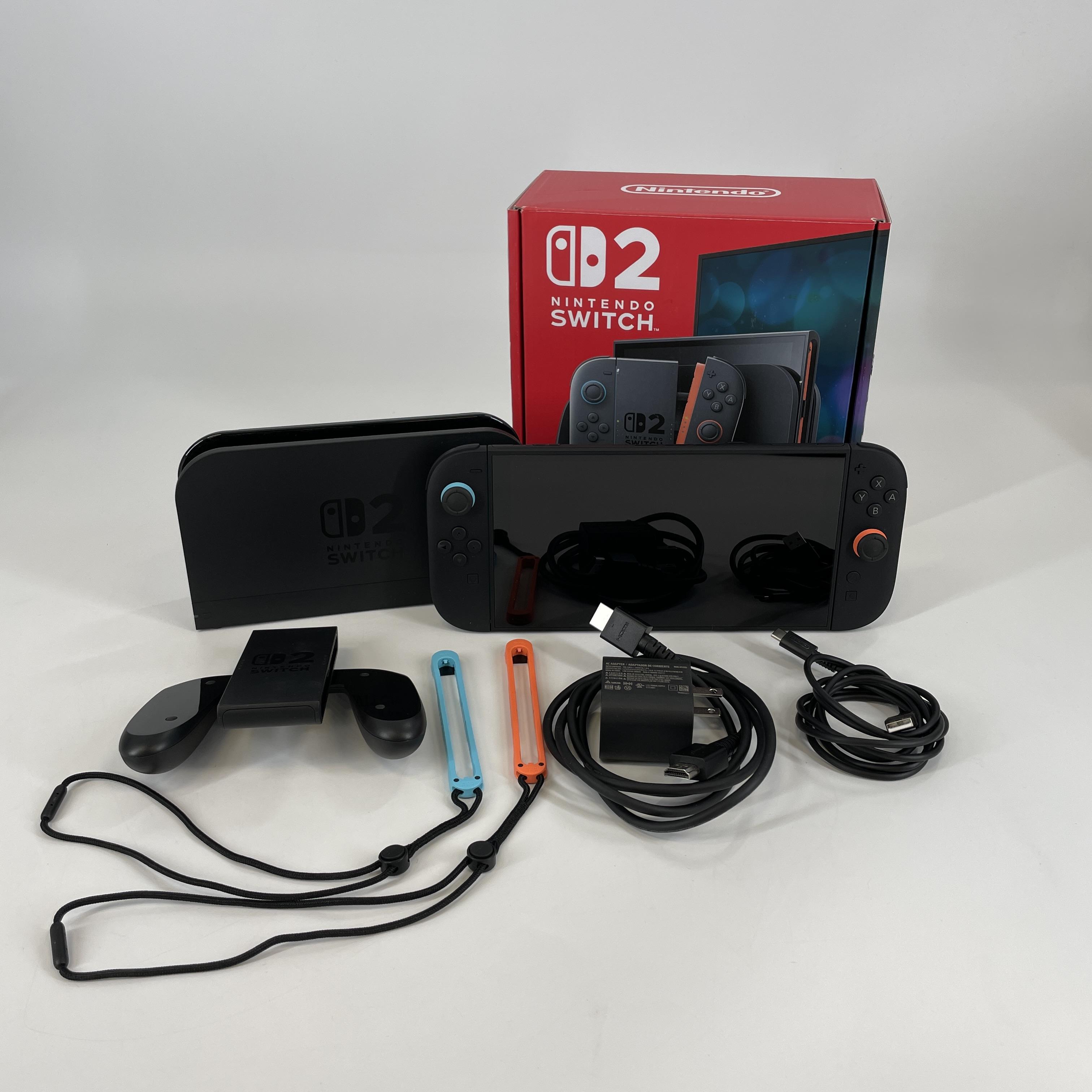 Nintendo Switch 2 Handheld Console Black 256GB w/ Controllers/Dock
