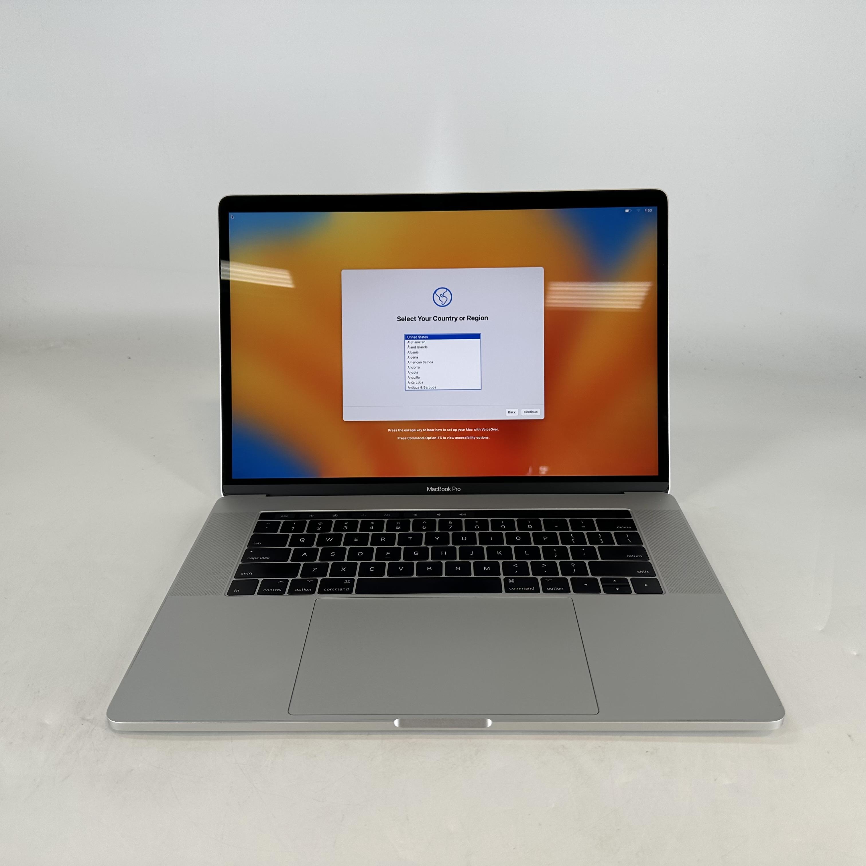 MacBook Pro 15 Touch Bar Silver 2017 2.9 GHz i7 16GB 512GB