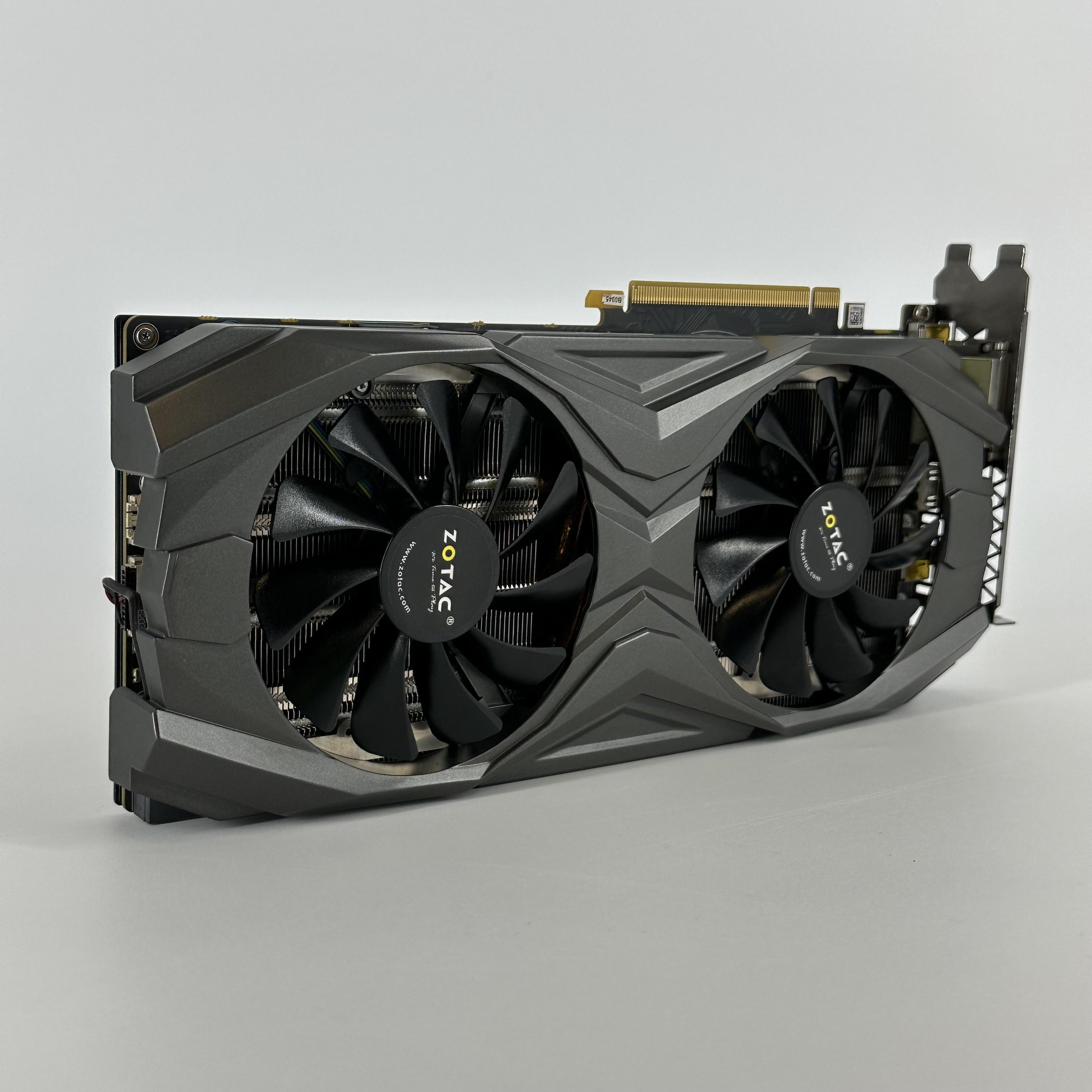 ZOTAC AMP GeForce GTX 1080 Ti 11GB RAM - Graphics Card - Very Good 