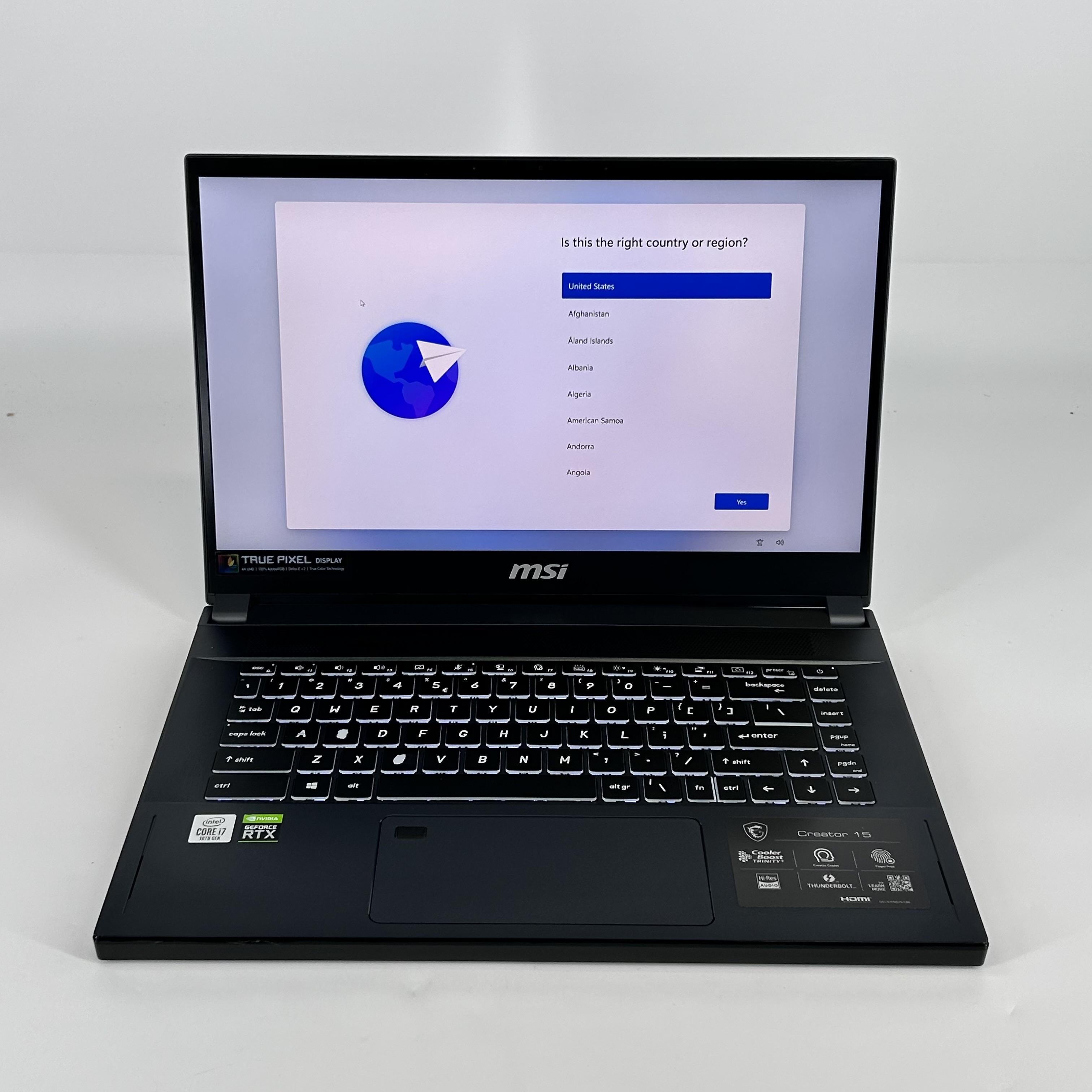 MSI Creator 15